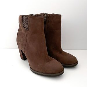 Timberland Earthkeepers Stratham Heights Suede High Heel Ankle Boots